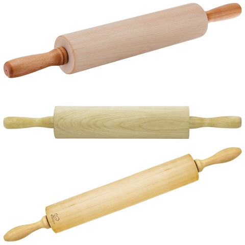 classic wooden rolling pin