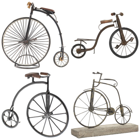 high wheel bicycle figurine