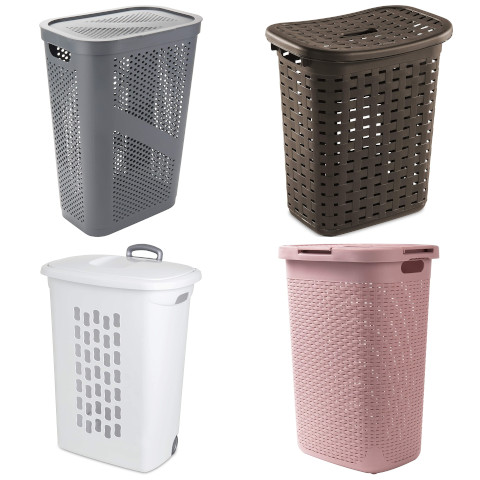 plastic laundry hamper