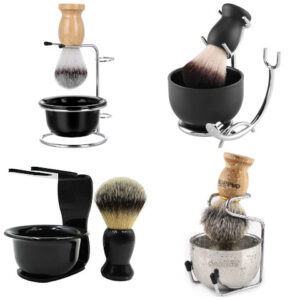 shaving brush and bowl kit