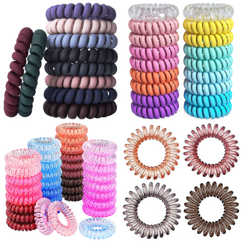 spiral hair ties