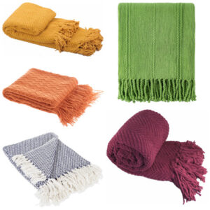 throw blanket with tassels