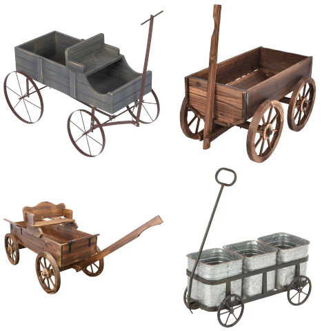 wagon plant stand