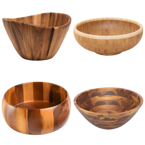 wooden salad bowl