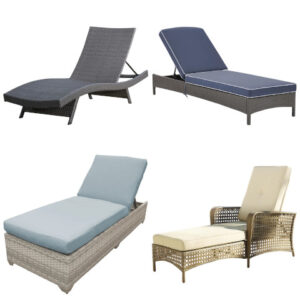 woven outdoor chaise lounge