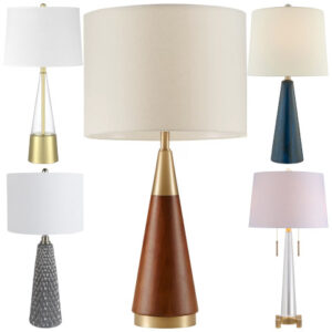 cone base table lamp