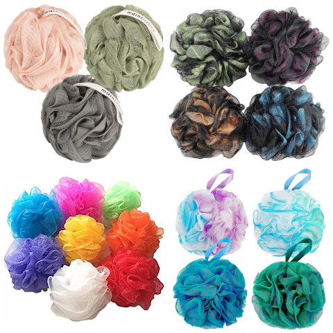 mesh loofah sponges