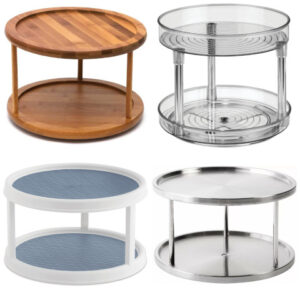 two tier lazy susan