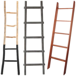 wooden blanket ladder
