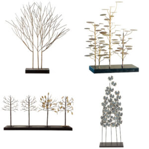 metal trees sculpture