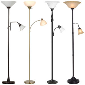 torchiere floor lamp with reading light