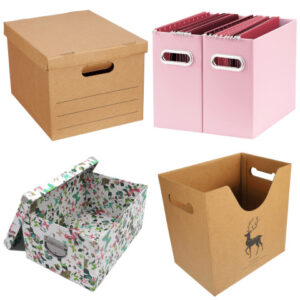 cardboard file box