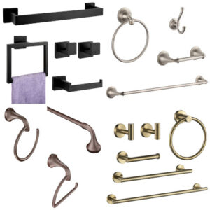 bathroom hardware set