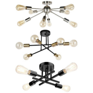 sputnik semi flush mount light