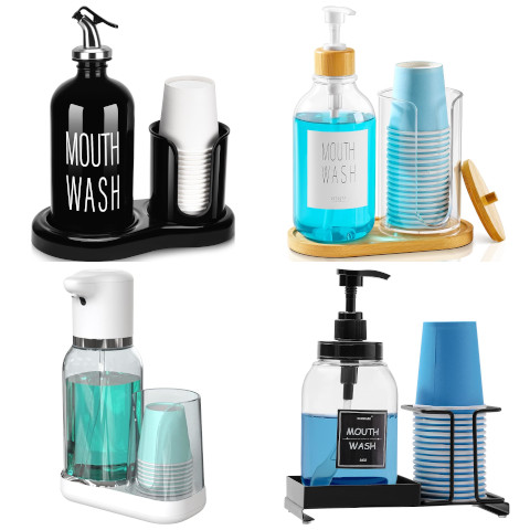 mouthwash dispenser for bathroom