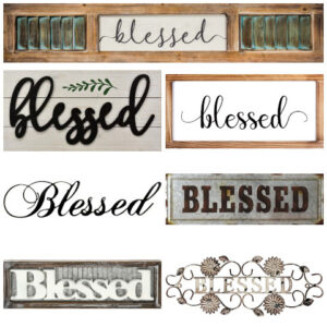 blessed wall decor