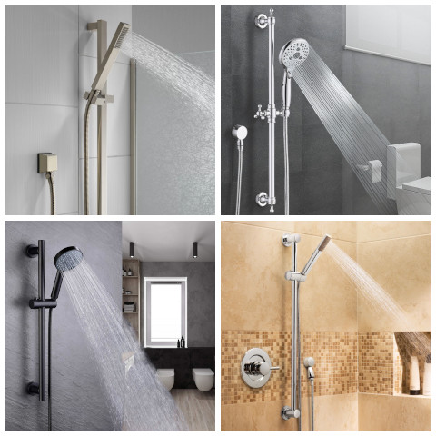 slide bar shower head