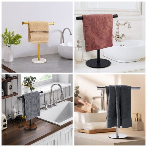 t-shape hand towel holder