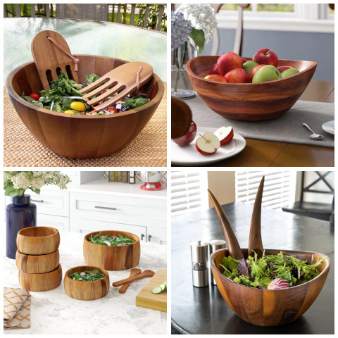 wooden salad bowl