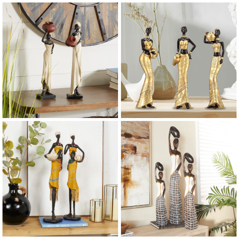 african women figurines