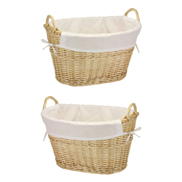 wicker laundry basket
