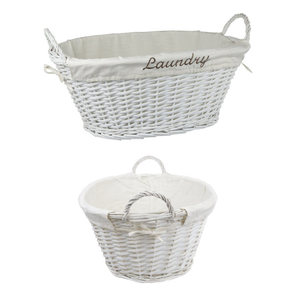 wicker laundry basket