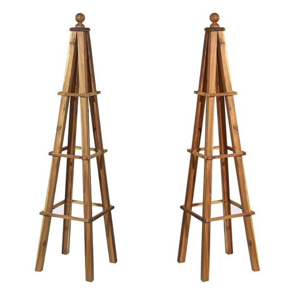wooden garden obelisk
