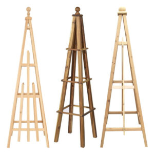 wooden garden obelisk