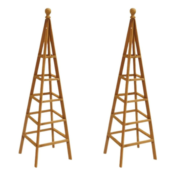 wooden garden obelisk