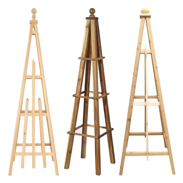 wooden garden obelisk