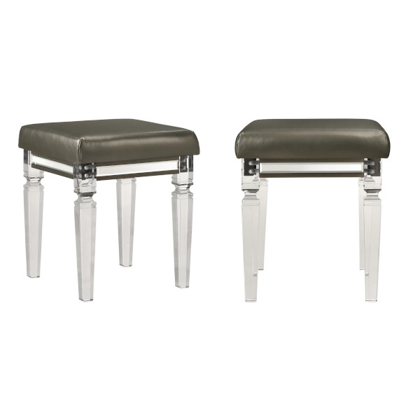 acrylic vanity stool