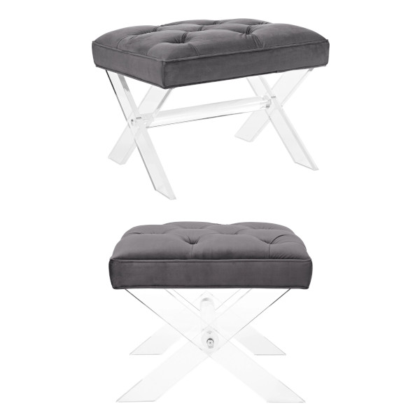 acrylic vanity stool