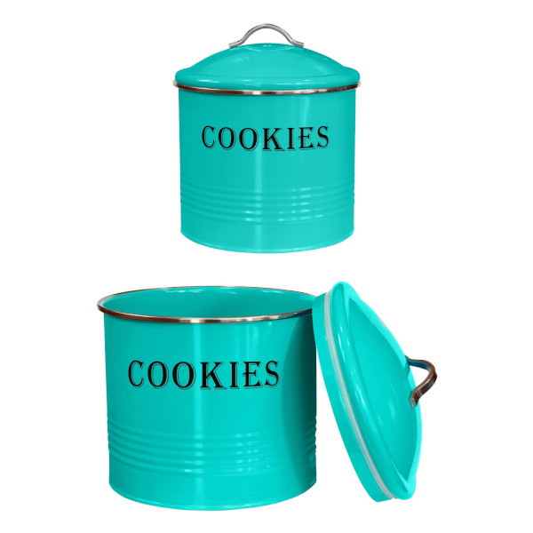 metal cookie jar