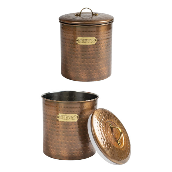 metal cookie jar