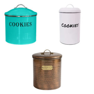metal cookie jar