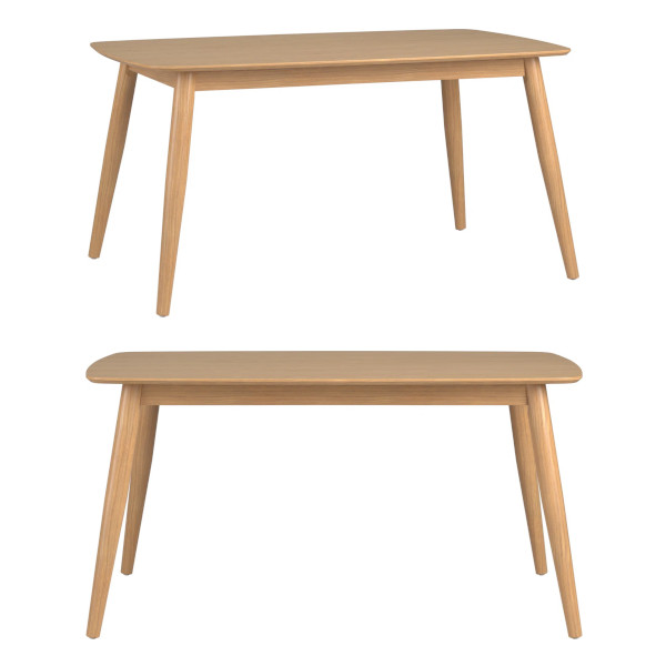 mid-century rectangular dining table