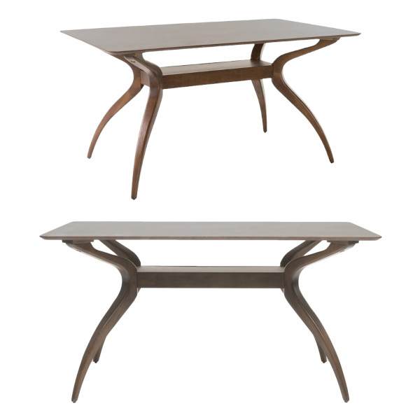 mid-century rectangular dining table