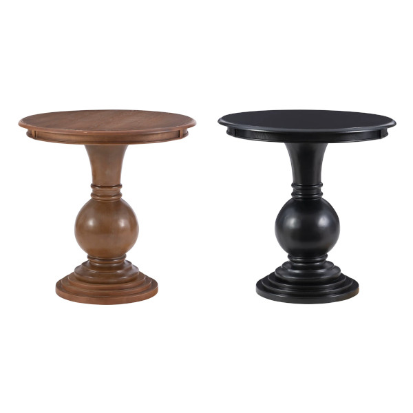 pedestal end table