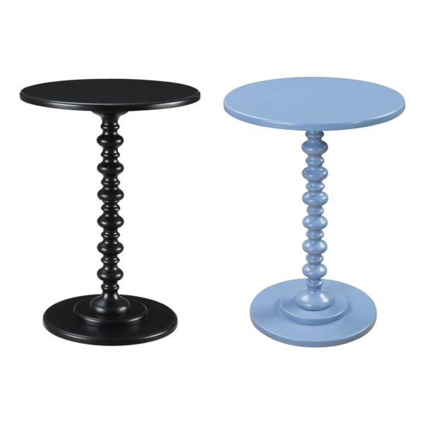 pedestal end table