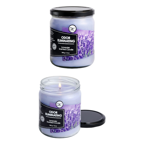 scented jar candle