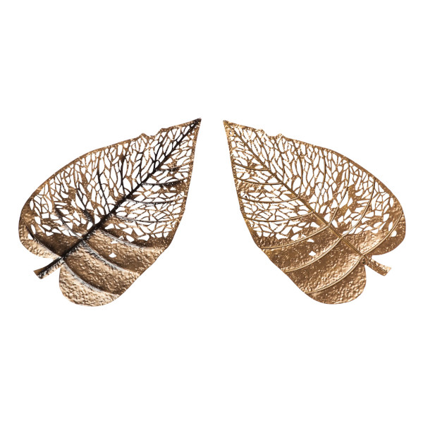 leaf metal wall decor