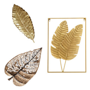 leaf metal wall decor