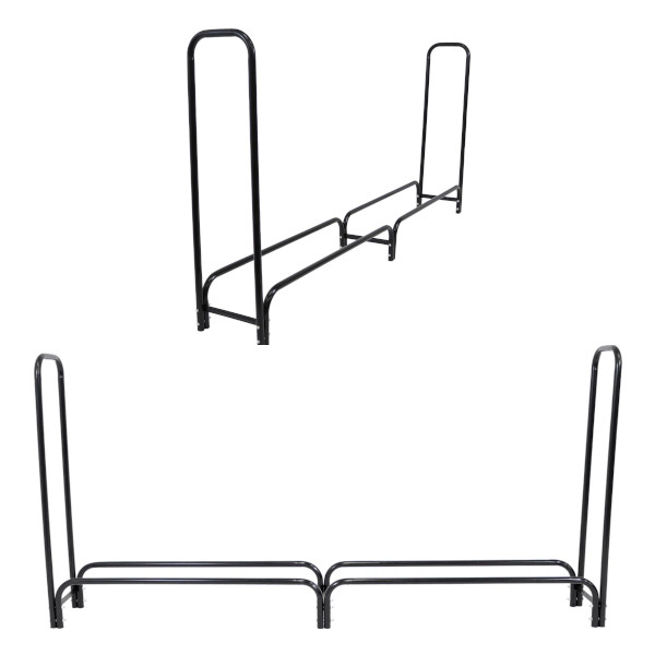 metal firewood rack