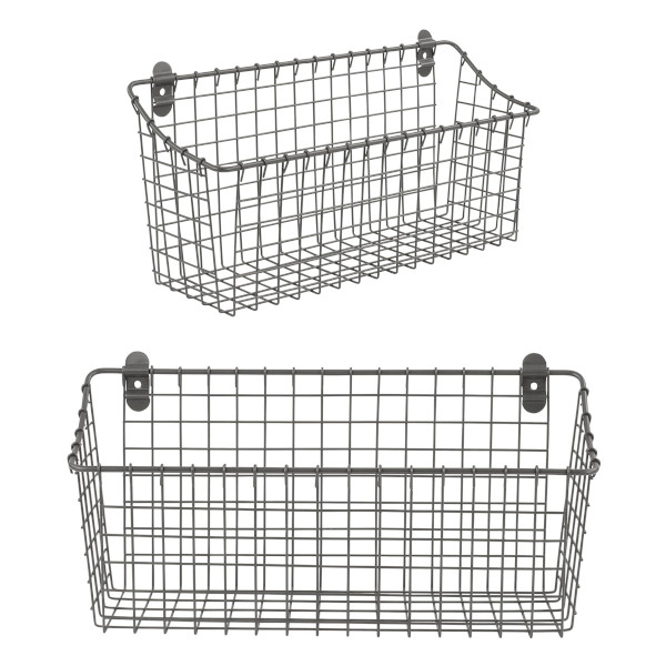 metal wire wall basket