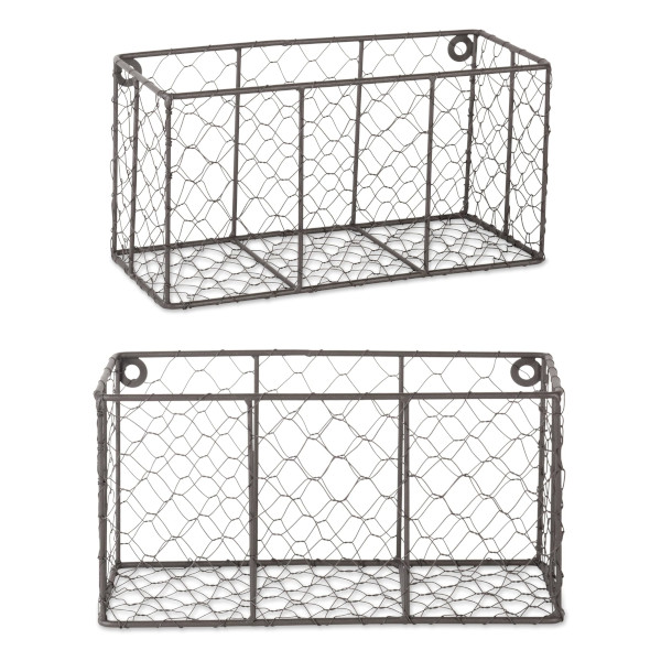 metal wire wall basket