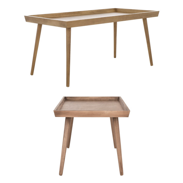 rectangle tray top coffee table