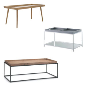 rectangle tray top coffee table