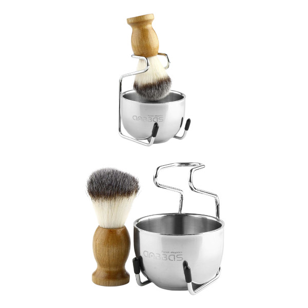 shaving brush and bowl kit