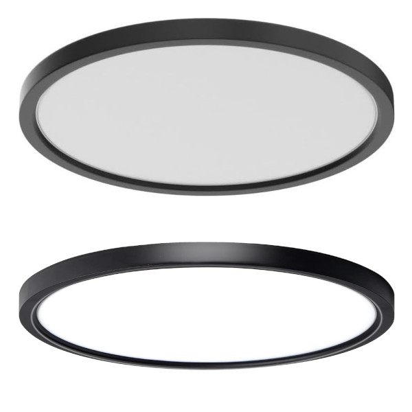 simple circle led flush mount light