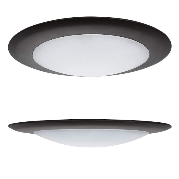 simple circle led flush mount light
